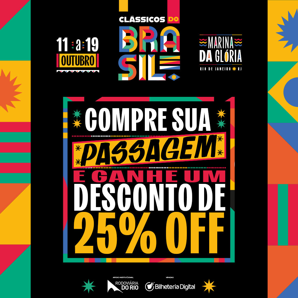 Compre sua passagem e ganhe um desconto